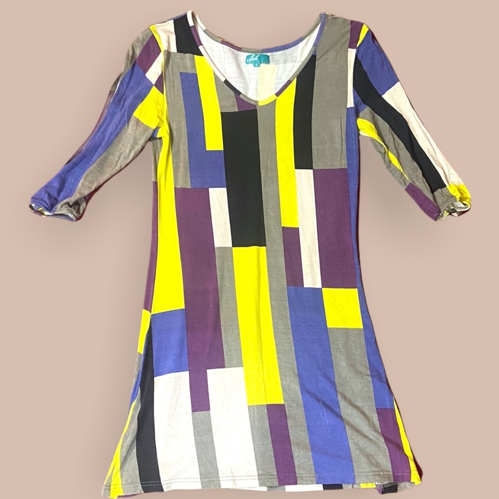 Retro Style Mini Dress
